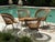 Mid-Century Modern Vintage Rattan Garden Set, 1960s, Set of 5 For Sale - Image 3 of 10