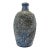 Blue Modern Textured Pottery Vase For Sale