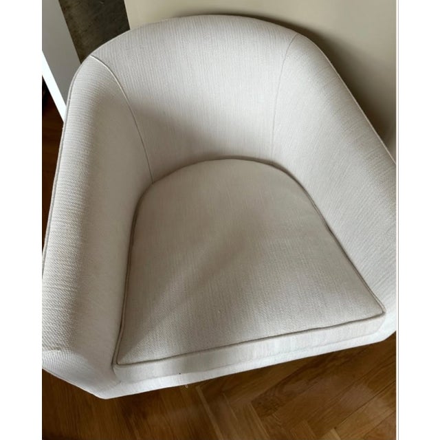 Modern Lounge Chair - Restoration Hardware - Reginald Chair For Sale - Image 3 of 9