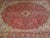 Persian Early 20th Century Persian Kashan Rug, Hand-Knotted Wool & Cotton, Floral Garden Pattern, Brick-Red & Ivory, 9x12 For Sale - Image 3 of 13