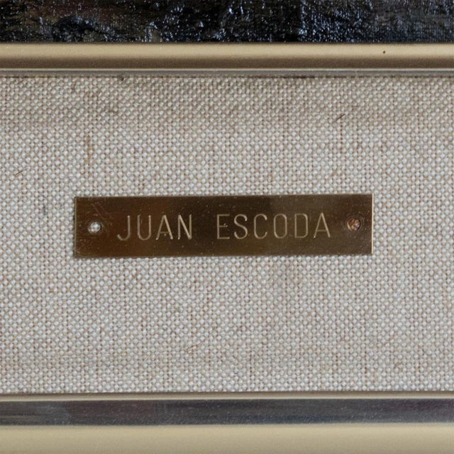 Juan Escoda Corominas, Bull Ring, 1950s, Oil on Canvas For Sale - Image 7 of 10