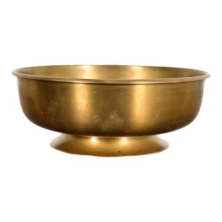 Roycroft Arts & Crafts Brass Fruit Bowl or Centerpiece Bowl For Sale