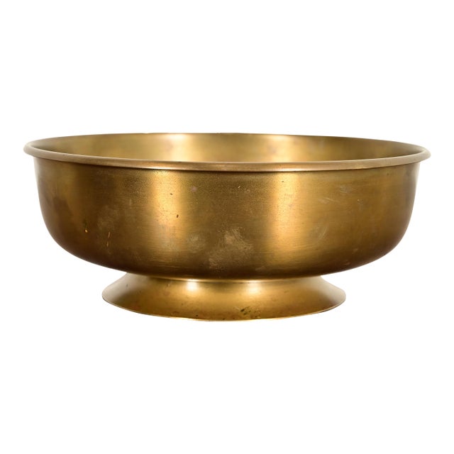 Roycroft Arts & Crafts Brass Fruit Bowl or Centerpiece Bowl For Sale