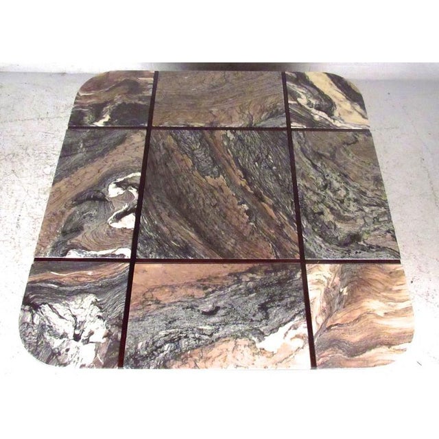 Bendixen Design Mid Century Marble Top Cocktail Table Chairish