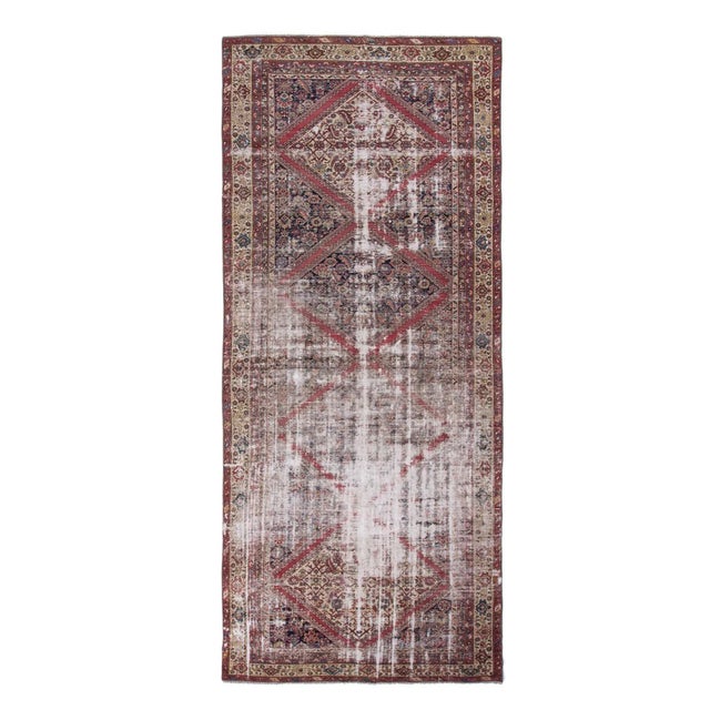 Early 20th Century Antique Distressed Turkish Rug - 5′4″ × 12′3″ For Sale In Los Angeles - Image 6 of 6