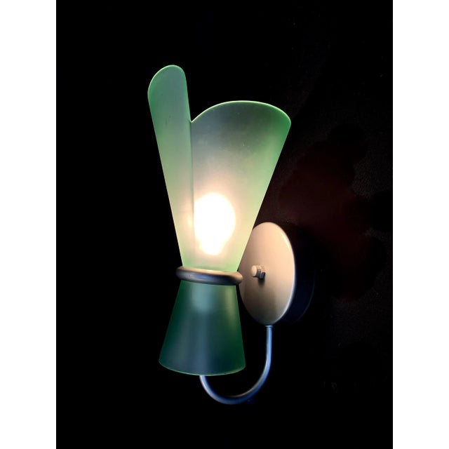 Vintage Murano Glass Sconces, Set of 2 For Sale - Image 4 of 6