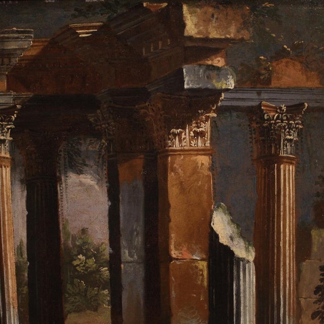 Mid 18th Century Venetian School Artist, Architectural Capriccio, 1750, Oil on Canvas For Sale - Image 5 of 16