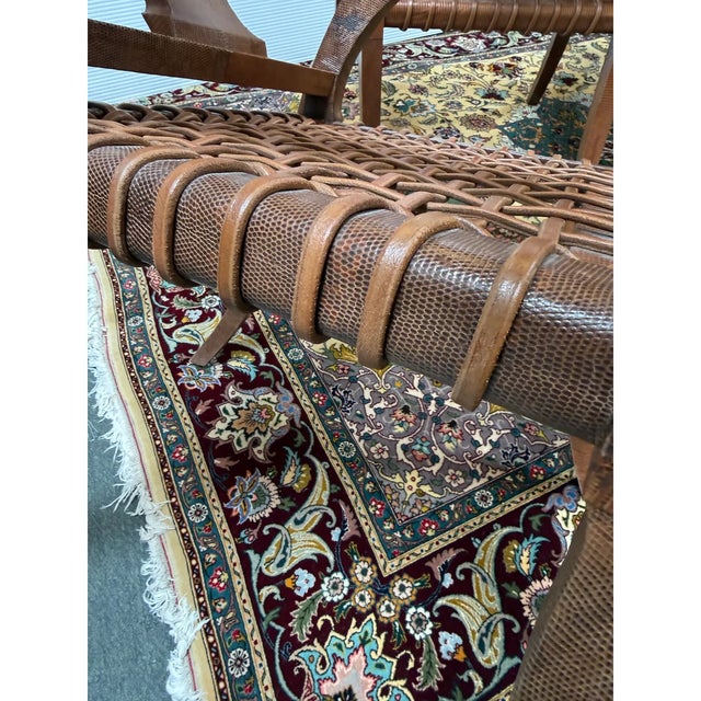 Lizard Wrapped Klismos Chairs, Pair For Sale - Image 9 of 12
