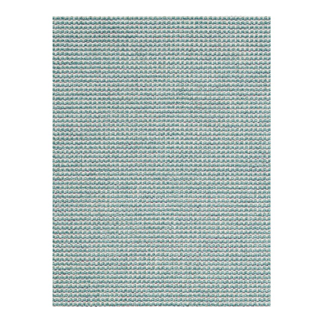 Sample - The House of Scalamandré Heatherton Fabric, Aquamarine For Sale