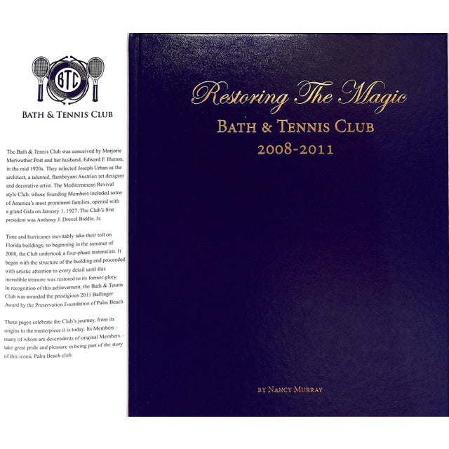 Traditional "Restoring the Magic: Bath & Tennis Club 2008-2011" 2012 Murray, Nancy For Sale - Image 3 of 12