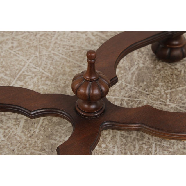 Hickory Chair Continental Mahogany Console Library Table For Sale - Image 9 of 16