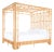 Amanda Lindroth Paradise Fretwork Canopy Bed - King For Sale