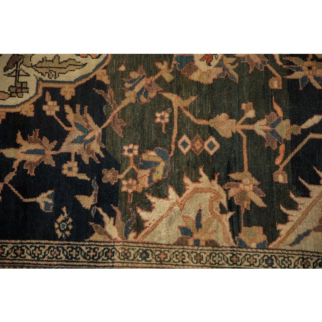 Textile Antique Fine Malayer Carpet - 7'5" X 9'9" For Sale - Image 7 of 13