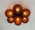 Bronze Sakura Bronzed Frosted Amethyst Globe Flush Mount by Fabio LTD For Sale - Image 8 of 8