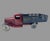 1930s Metalcraft Sunshine Biscuits Advertising Stake Truck Pressed Steel 12” For Sale - Image 6 of 10