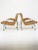 Karin Lounge Chairs in Leather by Bruno Mathsson for Dux, Sweden, 1970s, Set of 2, in Worn conditions. Designed 1960 to...