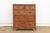 English Antique Colonial Teak Chest on Chest For Sale - Image 3 of 12
