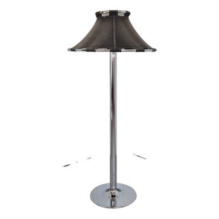 Chrome Floor Lamp by Anna Ehrner for Ateljé Lyktan, Sweden, 1980s For Sale