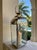 Large Mid-Century Modern Polished Stainless Steel and Brass Floor Lantern For Sale - Image 10 of 12