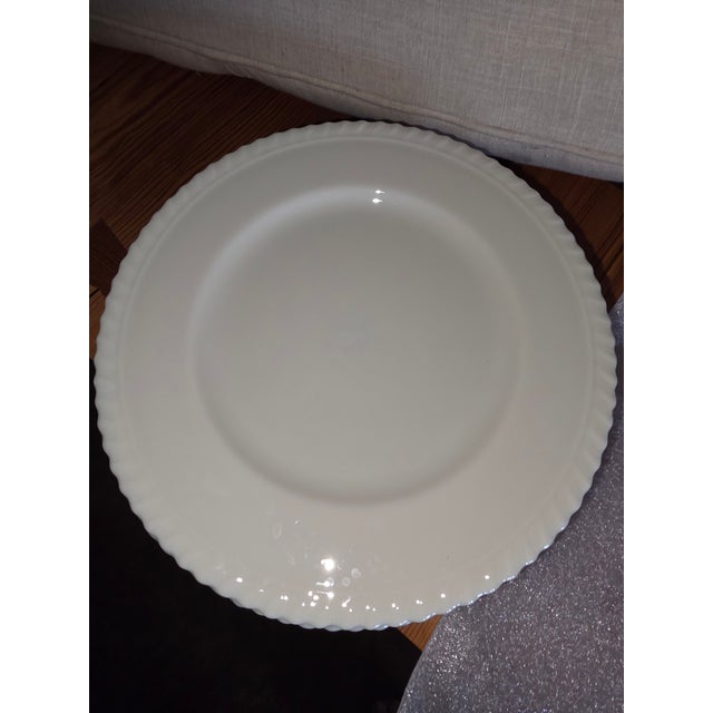 Traditional 1940s Lenox Gadroon Pattern Plates For Sale - Image 3 of 4