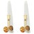 Sconces in Glass, Brass and Cream Metal from Stilnovo, Italy, 1950s, Set of 2 For Sale - Image 17 of 17