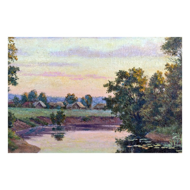 A Quiet Landscape After Antanas Žmuidzinavičius For Sale - Image 4 of 6