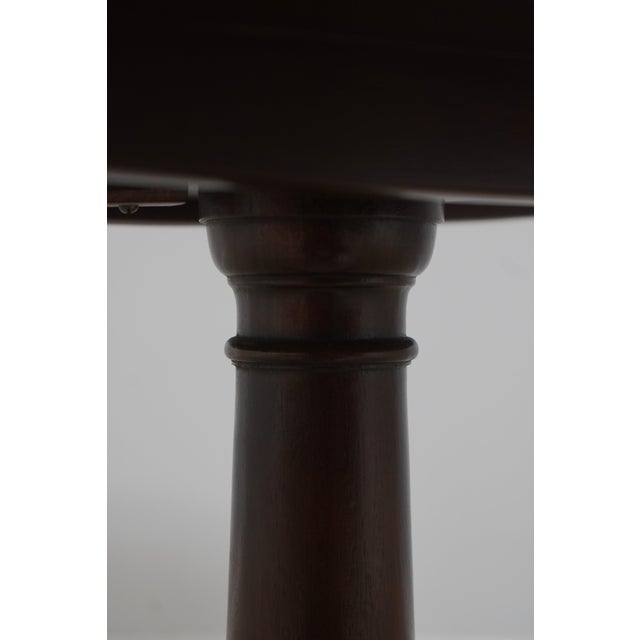Baker Stately Homes Mahogany Tilt Top Table For Sale - Image 11 of 17