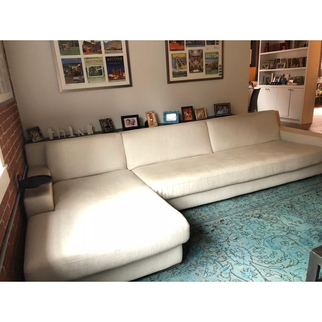 Restoration Hardware Modern Line Modena Track Arm Sectional Chairish