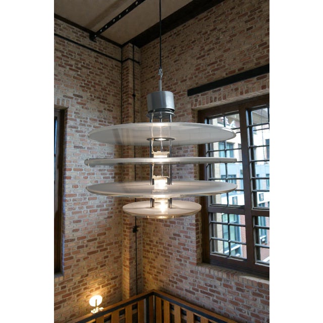 1980s Pendant by Ahlström & Kock for Atelje Lyktan For Sale - Image 5 of 14