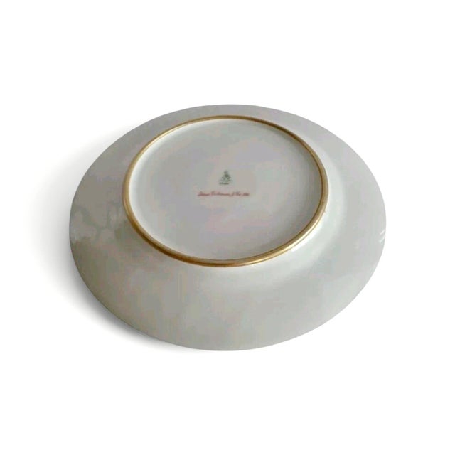 Ceramic 19th Century Limoges 9" Hand Painted Display Plate - Signed For Sale - Image 7 of 8