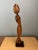 Vintage Biomorphic Two-Tone Hardwood Female Sculpture; Mid-Century Modern, Art Deco, Contrast Sapwood/Heartwood Figurative Abstract Carving For Sale - Image 10 of 12