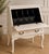 French Provincial Vintage French Provincial Inlaid Secretary Desk-White Painted Finish- Drop-Front Writing Desk For Sale - Image 3 of 6