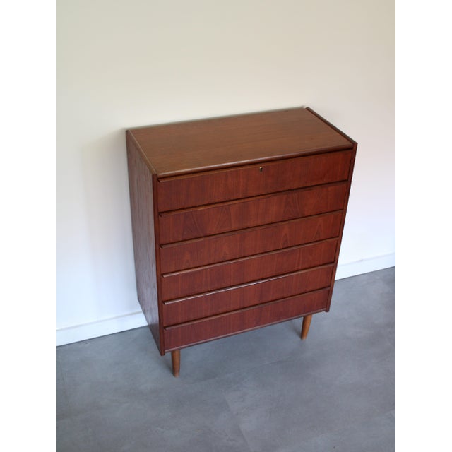 1960s Vintage Danish Chest of Drawers, 1960s For Sale - Image 5 of 9