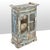 Wall-Mounted Display Case in Patinated Wood For Sale - Image 3 of 8