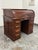 Mid 20th Century Victorian Lebus Manner Oak Roll Top Desk For Sale - Image 5 of 12