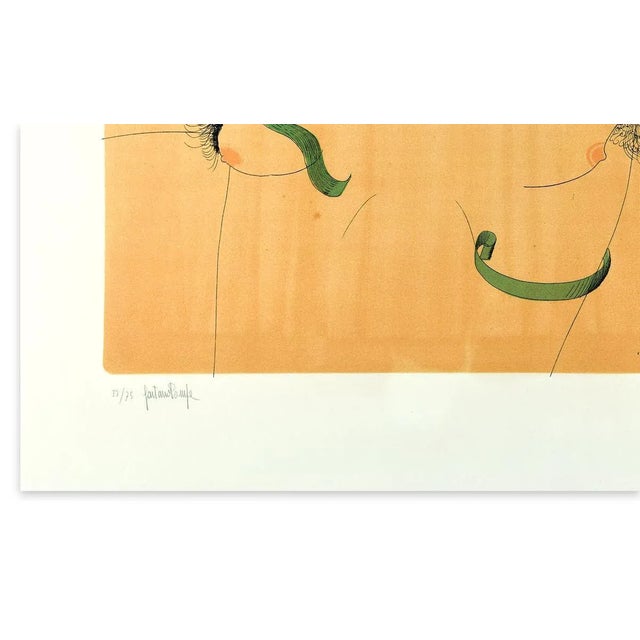 Dorothea e la biscia (Dorothea and the Serpent) is an original color etching, realized in 1963 by the Italian contemporary...