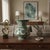 Handmade Ceramic King Vase (30cm) Emerald Green Hatai Pattern Pedestal Form For Sale - Image 4 of 10