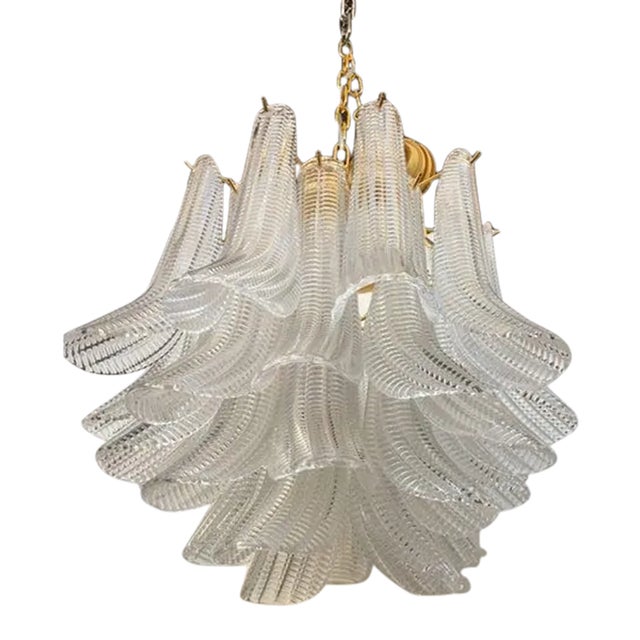 Italian Contemporary Mazzega Style Murano Glass "Selle" Sputnik Chandelier For Sale