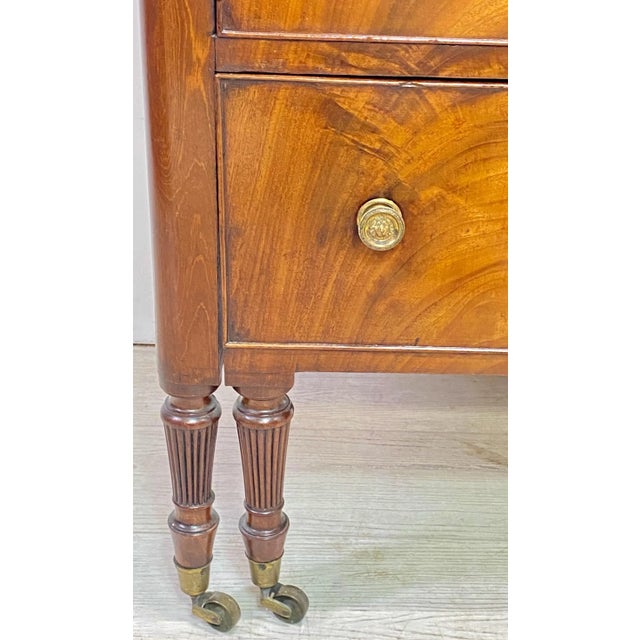 Late 19th Century Late 19th Century George III Mahogany Bedside Nightstand, English C1820 For Sale - Image 5 of 8