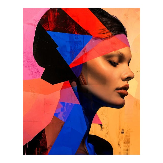 "Geometric Serenity 2" Contemporary Fashion Photograph For Sale