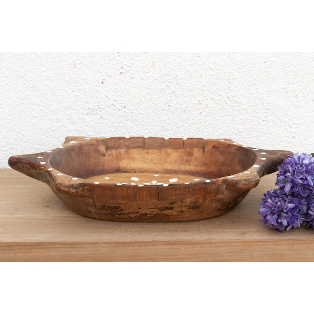 This vintage bowl is a beautiful conversation between the past and the present. The vessel itself is a vintage, hand-...