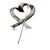 1990s Tiffany & Co Estate Heart Brooch Pin Sterling Silver For Sale - Image 9 of 12