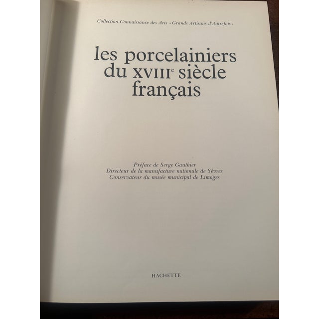 Les Porcelainiers du XVIII Siecle Francais, 1964, french, Connaissance des Arts Book For Sale - Image 12 of 12