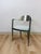 Late 20th Century Elite Modernist Stainless Steel Dining Accent Chair Upholstered Seat For Sale - Image 4 of 10