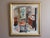 SUNLIT PARLOUR Size: 29.9 x 27.9 inches (including frame) Oil on Canvas An intimate mid-century interior painting that...