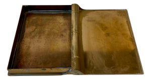 Concealed Guilloché Brass Box, 1930s