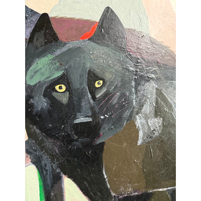 Paint “Wolf Encounters” Art by LWren Walraven For Sale - Image 7 of 10