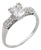 1940s Retro Gia 1.25 Carat Old Mine Cut Diamond 14k Gold Engagement Ring, Size 8.25 For Sale