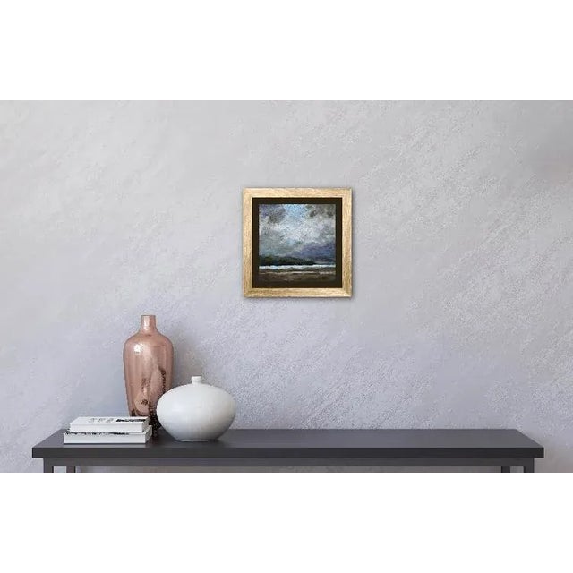 2020s Stormy Sky Over Dillon Beach Seascape Oil Painting For Sale - Image 5 of 6