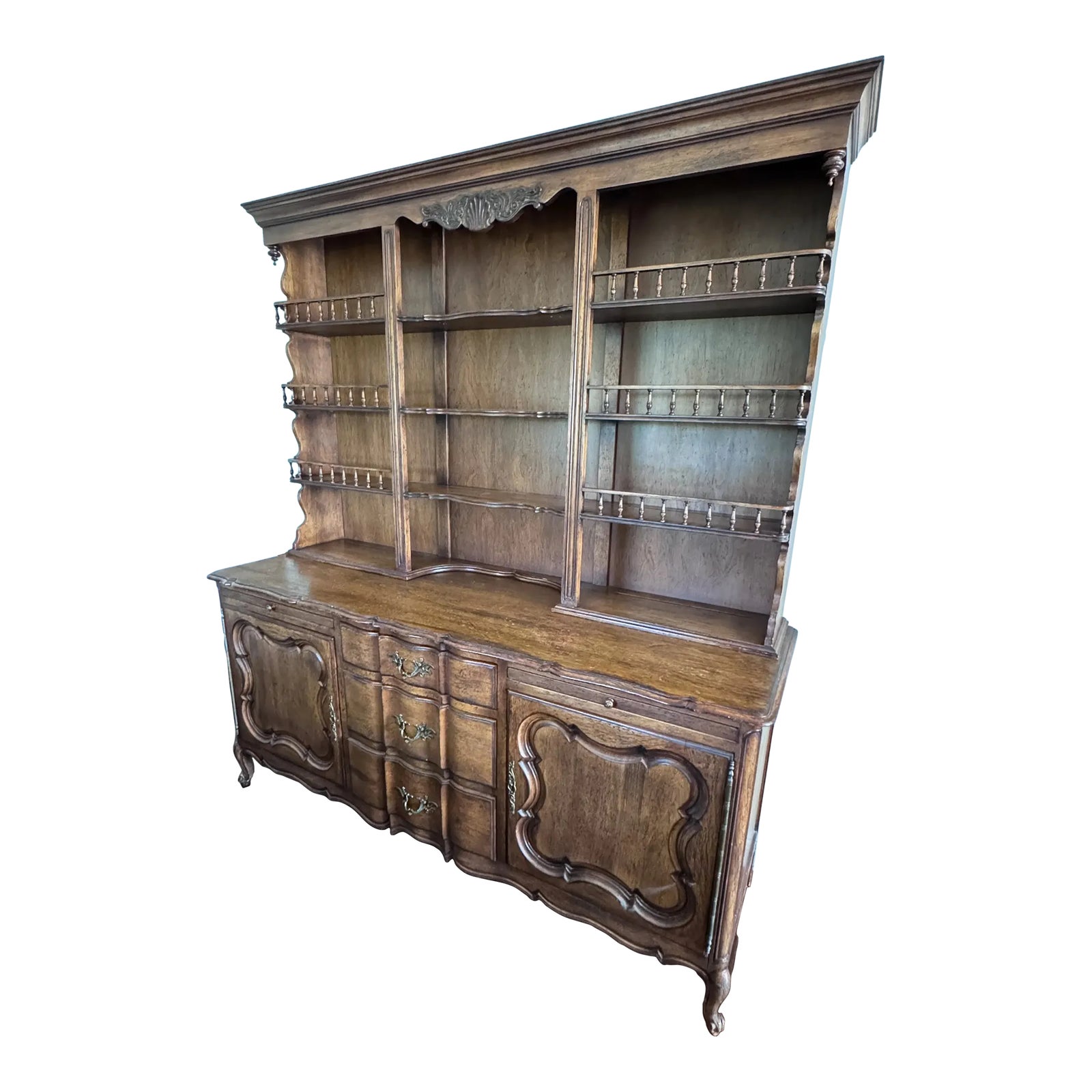 French Country Dining Room Hutch Circa 1962 Chairish